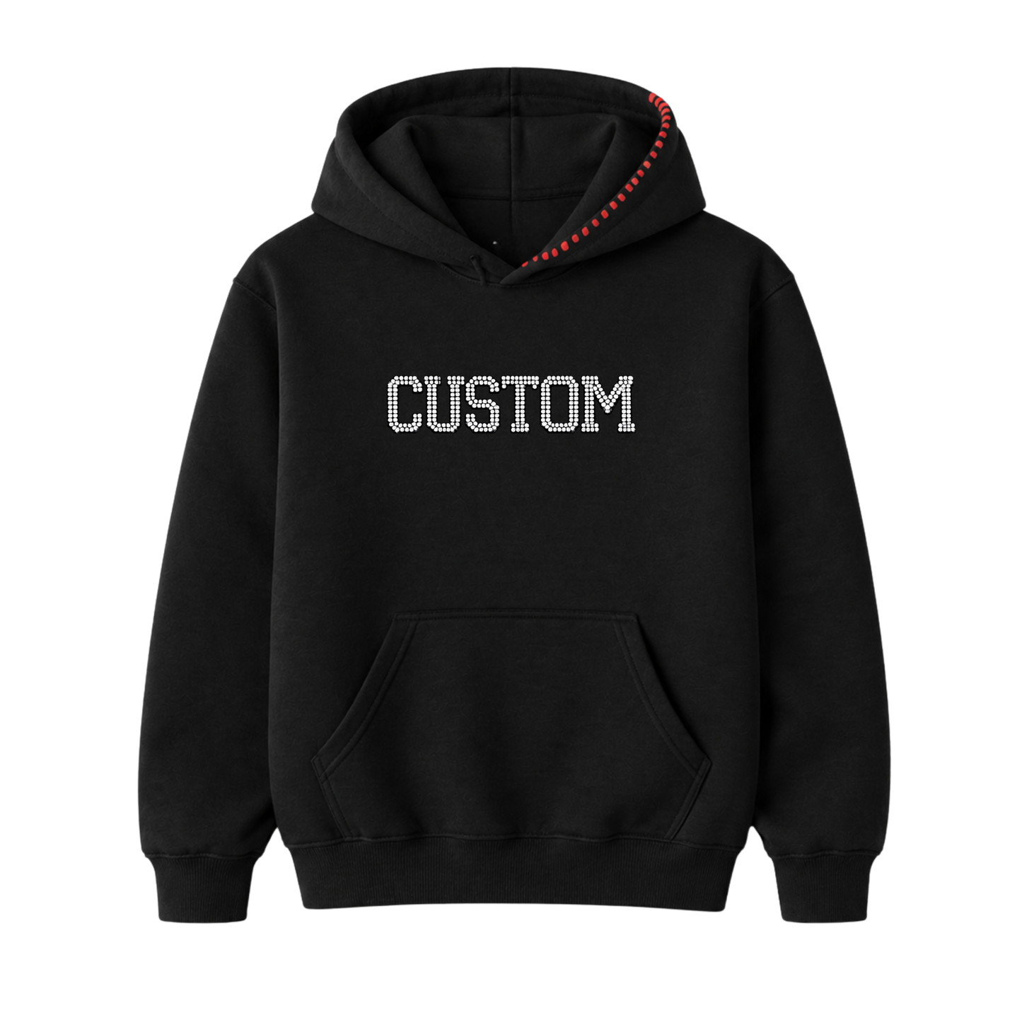 *NEW DESIGN* Rhinestone Custom Stitched Hoodie